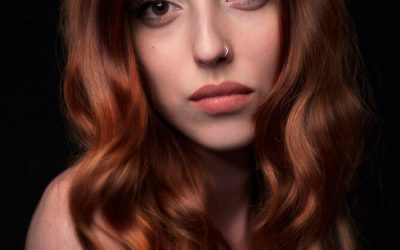 Ritratto fotografico professionale in studio per make up artist e chitarrista – Jewel