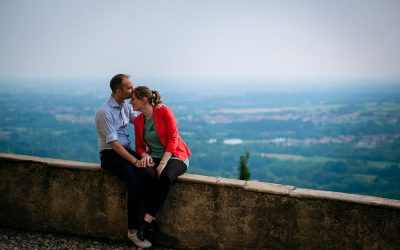 Servizio fotografico per engagement a Montevecchia
